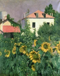Sunflowers in the Garden at Petit Gennevilliers
